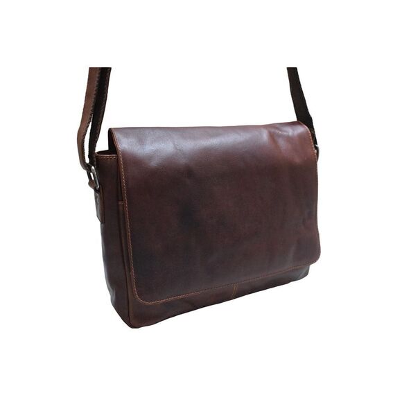 Adamonde Handbags - Genuine Leather Laptop Bag / Messenger Bag / Travel Bag